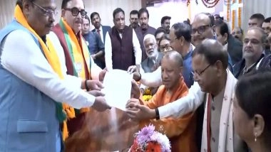 India News | Union MoS Pankaj Choudhary Files Nomination for UP BJP President
