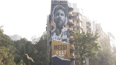 Sports News | Lionel Messi Graffiti Unveiled in Mumbai Ahead of Football Icon's Visit on Sunday