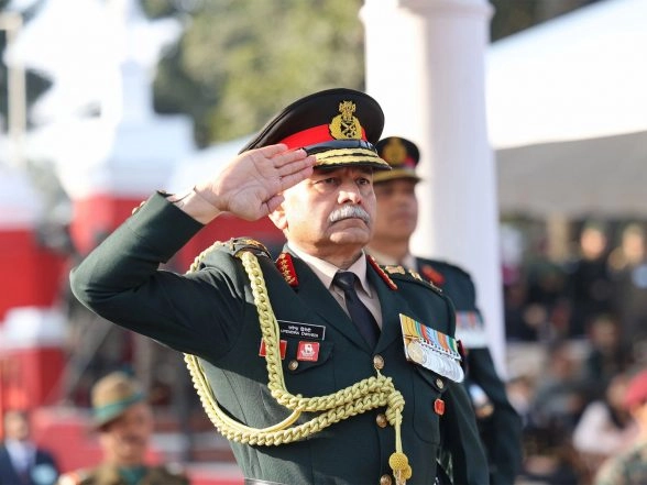 India News | COAS General Upendra Dwivedi Reviews Passing Out Parade at Indian Military Academy in Dehradun