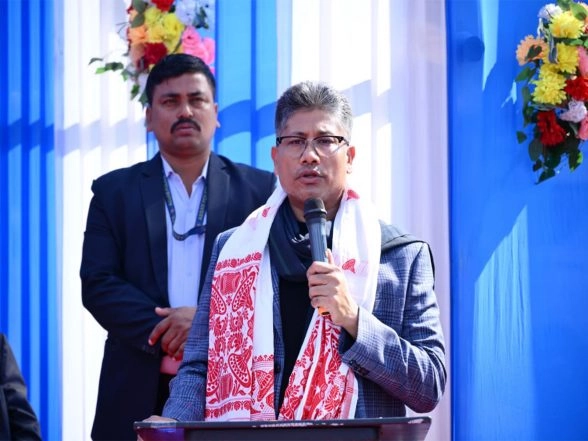 India News | Assam Minister Pijush Hazarika Lays Foundation Stone of Rs 5 Crore Science Block at Jagiroad College