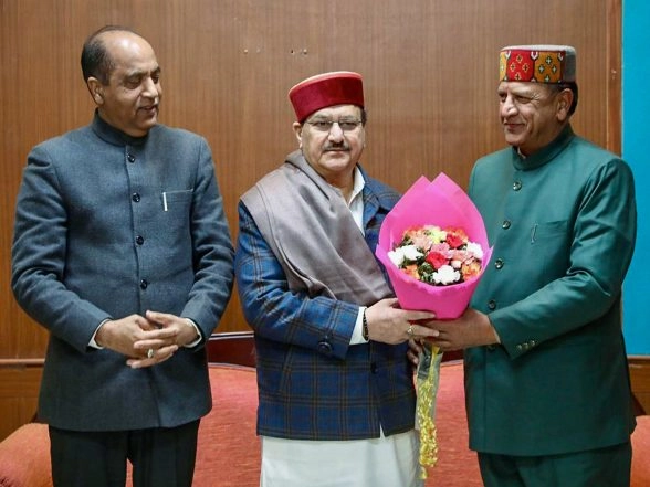 India News | 'Time Has Come to Uproot Corrupt HP Govt', Says Jai Ram Thakur at BJP Felicitation Event in Shimla