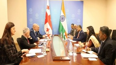 World News | India, Georgia Review Bilateral Relations at 8th Foreign Office Consultations