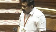 India News | AIADMK MP IS Inbadurai Urges Vigilance Directorate to Register FIR Against DMK Minister KN Nehru over Corruption Allegations
