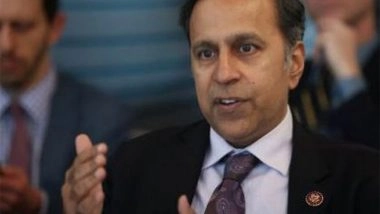 World News |  US Lawmaker Raja Krishnamoorthi Condemns Anti-semitic and Anti-Indian Graffiti at NYU Library