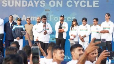 India News | 53rd Edition of Fit India Sundays on Cycle, Rolls into Goa; Armed Forces, Actors, Athletes and Citizens Join in Large Numbers