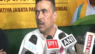 India News | BJP's Suvendu Adhikari Demands Termination of Bengal Sports Minister, Fire Minister Following over Chaos During Messi's GOAT Tour
