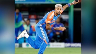 Sports News | Hardik Pandya Completes 100 T20I Wickets, Joins Elite List to Complete a Rare Triple