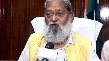 India News | Haryana Minister Anil Vij Escapes Unhurt in Accident in Ambala