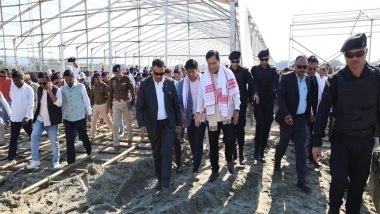 India News | Union Minister Sarbananda Sonowal Visits Namrup to Review Preparations for PM Modi's Fertiliser Project Launch