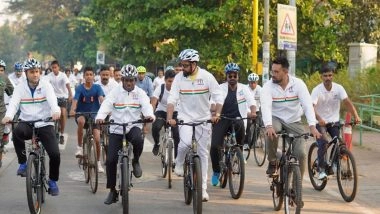 Sports News | 53rd Edition of Fit India Sundays on Cycle Turns Goa into a Celebration of Movement, Community and Joy