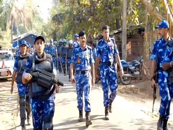 India News | Police Flag Marches in Malkangiri as MP Balabhadra Majhi, Community Leaders Appeal for Peace After Violence