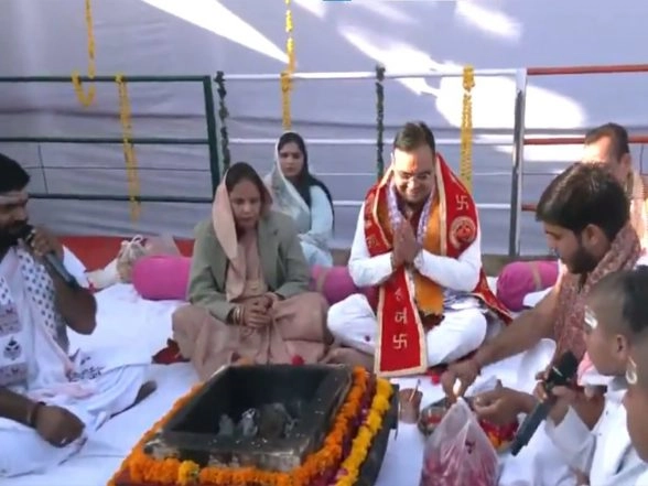 India News | Rajasthan: CM Bhajanlal Sharma Celebrates Birthday in Jaipur with Prayers and Social Engagements