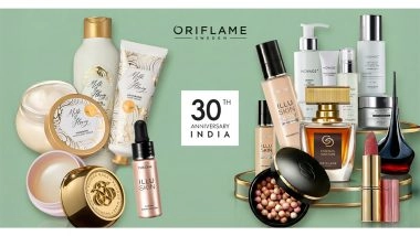 Business News | Oriflame Marks 30 Years in India with a Continued Focus on Product Excellence and Expanding Business Opportunities
