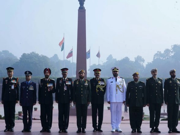 India News | UAE Presidential Guard Commander Major General Ali Saif Al Kaabi Receives Guard of Honour in Delhi