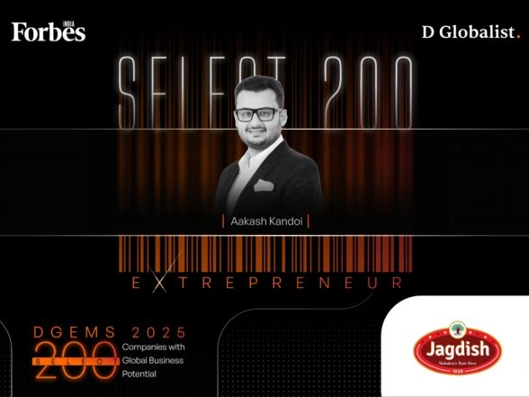 Business News | Jagdish Farshan Selected for Forbes DGEMS 2025: Blending Gujarati Heritage with Modern Growth