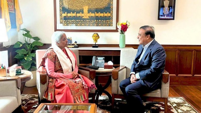 India News | Assam CM Meets Union Finance Minister to Discuss Development and Welfare Initiatives