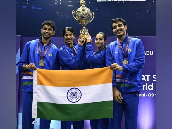 Sports News | VP Radhakrishnan Congratulates Indian Squash Team on Historic World Cup Win