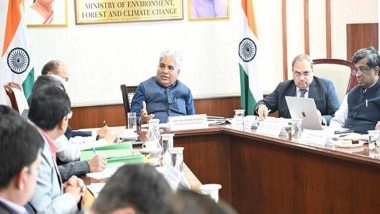 India News | Bhupender Yadav Chairs High-level Review of Air Pollution Action Plans of Ghaziabad and Noida