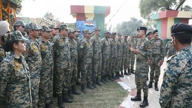 India News | BSF DG Praveen Kumar Visits Jammu Frontier to Review Security Situation Along International Border