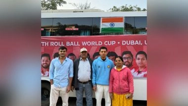 Business News | Income Tax Assistant Harshal Somnath Ghuge Named as India Fields Strong Contingent at 7th Rollball World Cup in Dubai