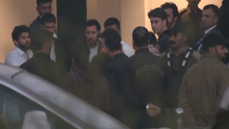 Lionel Messi's GOAT India Tour: Argentina Icon Departs from Jamnagar Airport After Visiting Anant Ambani's Wildlife Rescue Centre Vantara
