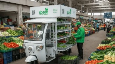 Business News | Farm-Fresh Goes Electric: Sbzee Launches EV Carts in Delhi NCR
