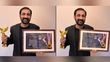 Business News | Renowned Dermatologist and Author Dr. Prabhakara VG Honoured with Double Awards at IAEA 2025