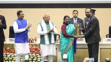 Business News | President of India Confers Crompton with the Prestigious National Energy Conservation Award 2025