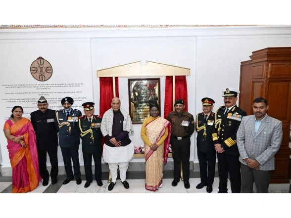 India News | President Droupadi Murmu Inaugurates Param Vir Dirgha at Rashtrapati Bhavan