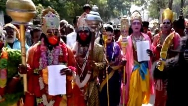 India News | Tamil Nadu: Narikuravar Community Stages Protest Demanding Lamp Lighting at Thirupparankundram Hill