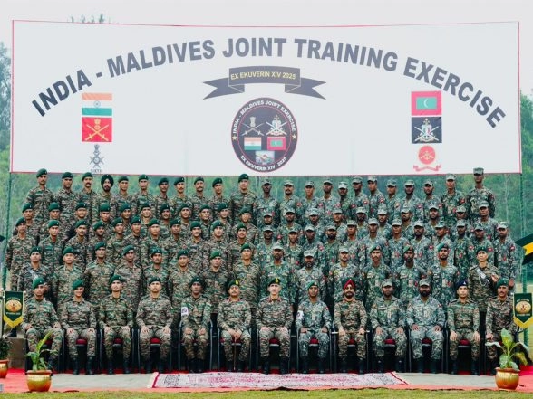 World News | India-Maldives Joint Military Exercise EKUVERIN Concludes in Thiruvananthapuram