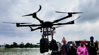 India News | Unidentified Drone Spotted over Explosives Manufacturer's Airstrip in Nagpur; Police Launch Probe