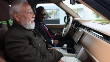 World News | In a Special Gesture, Ethiopian PM Welcomes PM Modi at Airport; Takes Him to Science Museum and Friendship Park