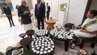 World News | PM Modi Takes Part in Traditional Coffee Ceremony at Addis Ababa Airport
