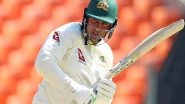 Sports News | Ashes: Khawaja, Labuschagne Steady Australia at 94/2 Against England After Smith's Illness Forces Late Change (lunch Day 1)