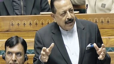 India News | Union Minister Jitendra Singh to Introduce Nuclear Energy Bill 2025 in Lok Sabha