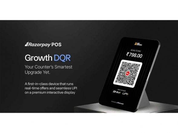 Business News | Razorpay POS Launches 'Growth DQR', A Checkout Device Unifying Offers, Loyalty & UPI on a Single Screen