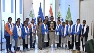 Business News | World T20 Champion Indian Women's Blind Cricket Team Meets Dr Payal Kanodia at M3M Foundation