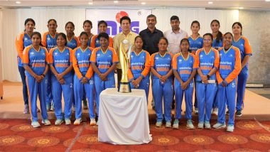 Sports News | Sachin Tendulkar Meets T20 Blind Women's World Cup Champions