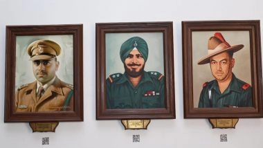 India News | Portraits of British ADCs Replaced with Param Vir Chakra Awardees at Rashtrapati Bhavan in Decolonisation Push