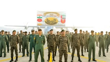 World News | Indian Army Contingent Departs for India-UAE Joint Military Exercise DESERT CYCLONE-II in Abu Dhabi