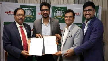 Business News | Karnataka's Siddhartha Academy of Higher Education Partners with UpGrad School of Technology to Drive Industry-Linked, On-Campus Innovation