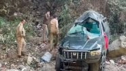 India News | Uttarakhand: SDRF Teams Resuce Injured After Car Falls in 50-foot-deep Pit in Nainital