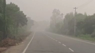 India News | Tamil Nadu: Motorists Battle Near Zero Visibility in Chengalpattu Due to Thick Fog