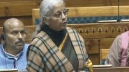 Business News | Sitharaman Introduced Securities Markets Code Bill in Lok Sabha, Proposes to Send It to Parliamentary Committee