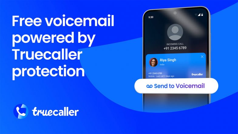 Business News | Truecaller Launches Voicemail for Free in India; Don't Speak to Nuisance Callers Ever Again