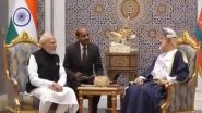 World News | PM Modi Received by Sultan Haitham Bin Tariq Al Said at Al Baraka Palace