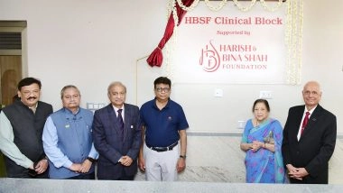 Business News | Alumnus Philanthropy Drives Palliative Care: MAHE Inaugurates Harish & Bina Shah (HBSF) Clinical Block at Manipal Hospice and Respite Centre, MAHE