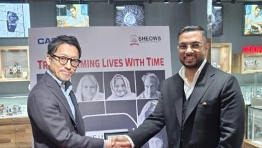 Business News | CASIO Collaborates with SHEOWS to Launch 'Every Second Counts' Campaign Supporting India's Abandoned Elderly This Winter