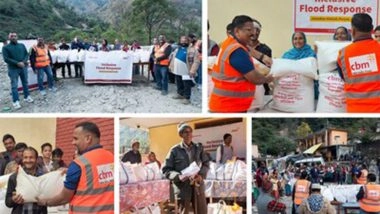 Business News | CBM India Extends Relief Support to 2,000 Disaster-Affected Families in Punjab and Uttarakhand